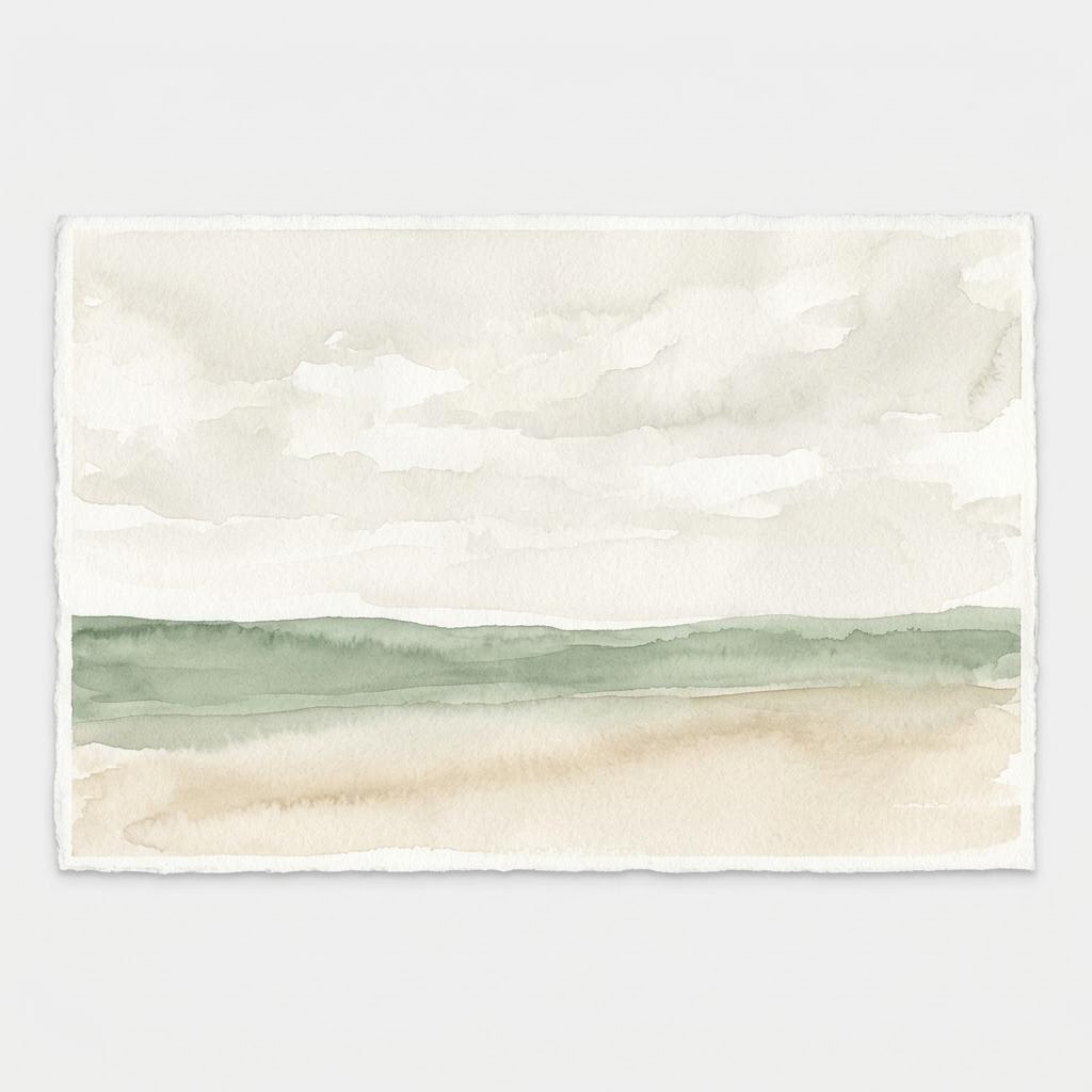 Calm abstract landscape